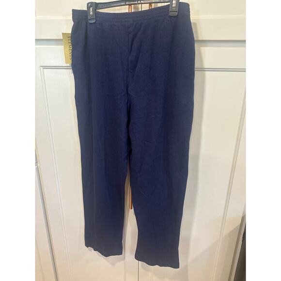 Vintage Classic elements Navy elastic waistband pant cotton L short NWT - Picture 5 of 6